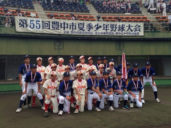 第55回豊中市夏季市民少年野球大会閉会式